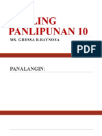 Araling Panlipunan 10 - Lesson 2