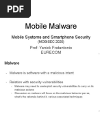 MOBISEC 2020 - 15 - Mobile Malware