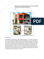 Desain Dan Denah Rumah Minimalis 2 Lantai Dengan Luas Lahan 6 X 12 M Konsep Sederhana Walaupun Kecil Cocok Untuk Keluarga Besar