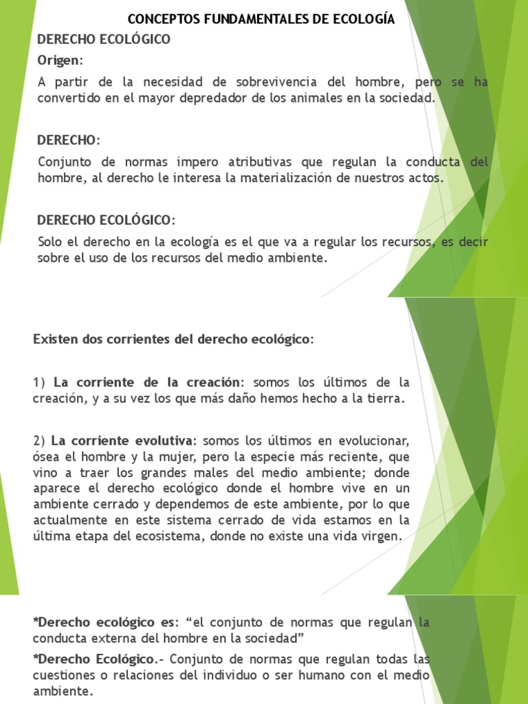 Semana 1 - Conceptos Fundamentales de La Ecologia | PDF | Ecología ...