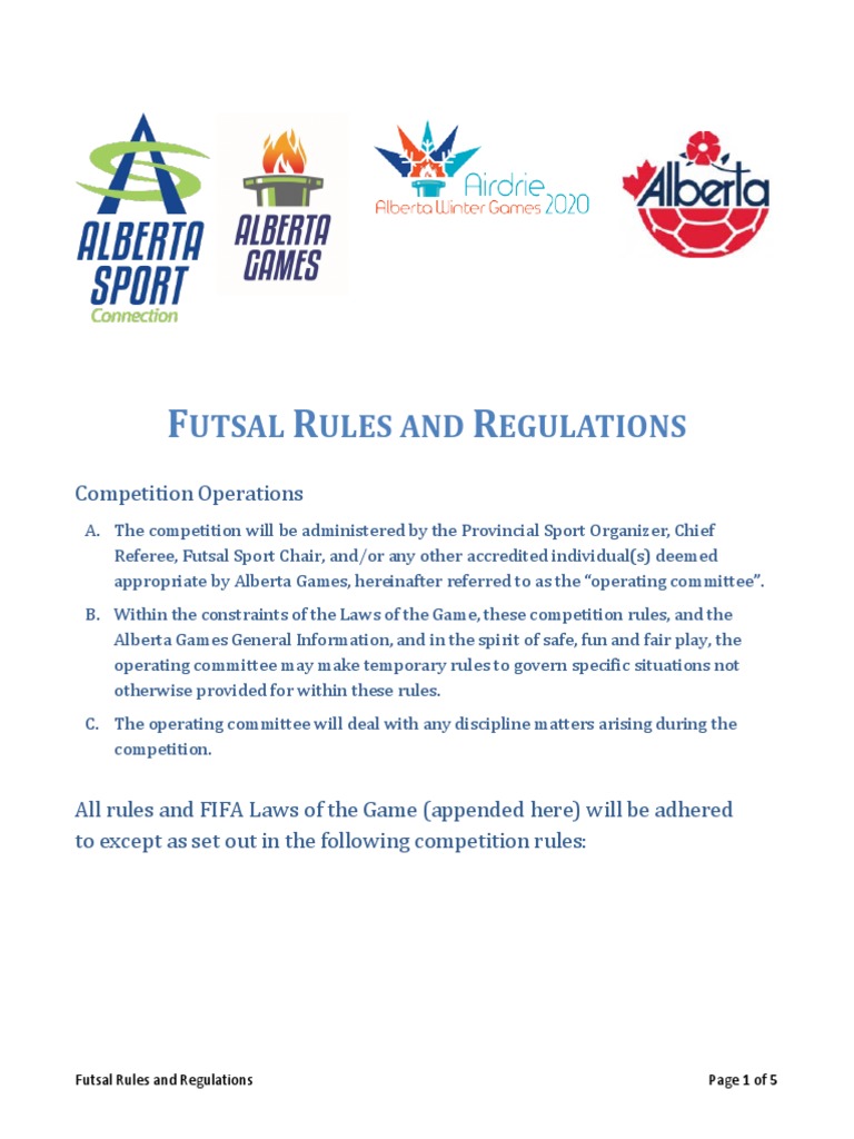 Futsal Oz Rules