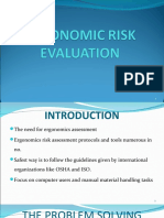 Ergonomic Risk Evaluation