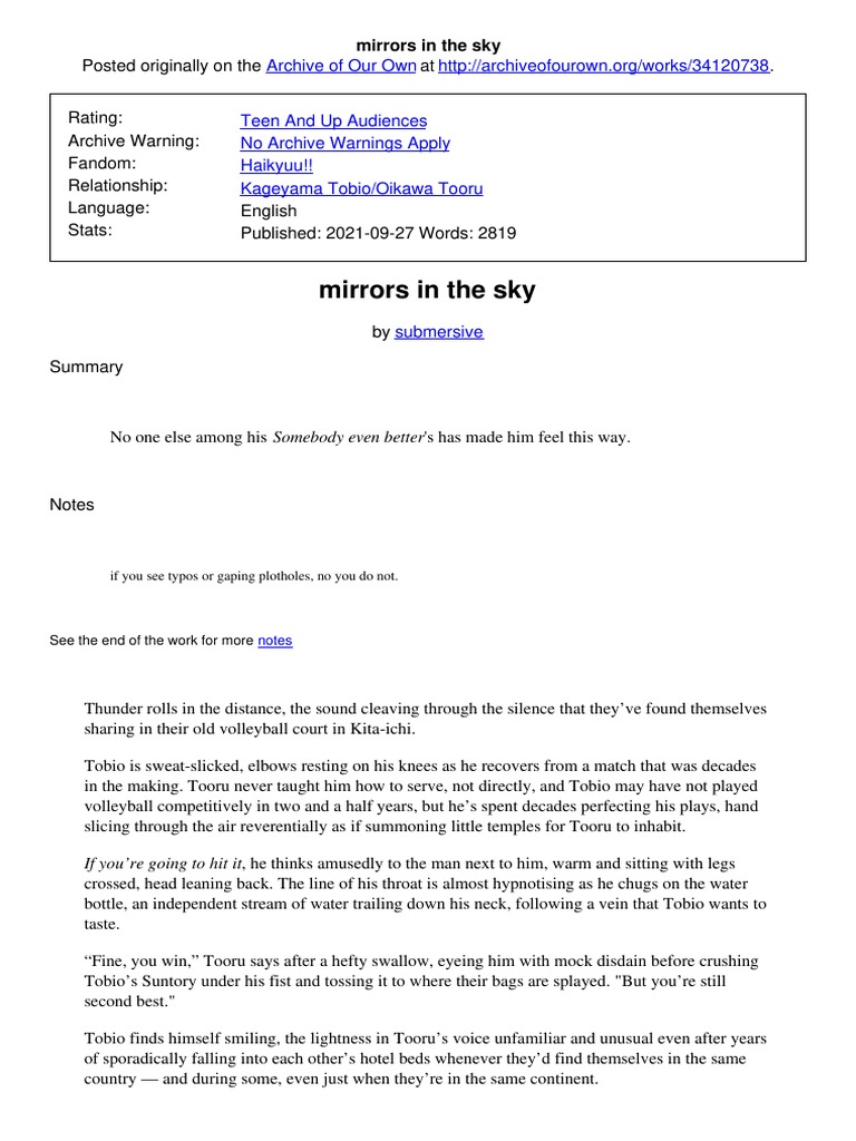 Mirrors in The Sky PDF
