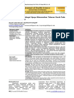 Journal of Health Science: Senam Hipertensi Sebagai Upaya Menurunkan Tekanan Darah Pada Penderita Hipertensi