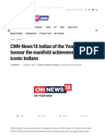 CNN-News18 Indian of The Year 2022 To Honour The Manifold Achievements of Iconic Indians