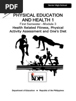 Physical Education and Health 1