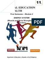 PE Health 11 Ist Semester Module 2 Energy System