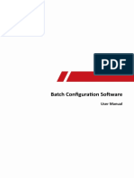 Configure Batch Configuration Software User Manual