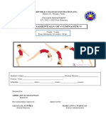 P.E. 1 Fundamentals of Gymnastics 09.10.22