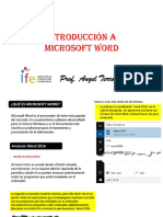 Clase 01 Introducción A Word - IFE