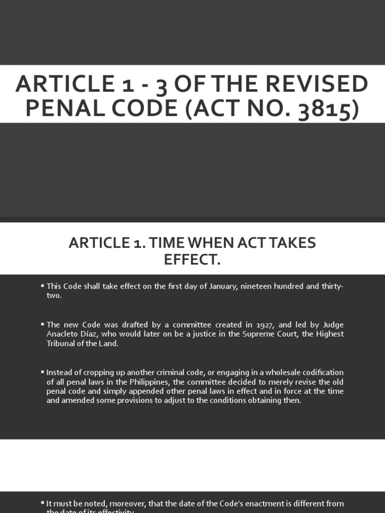 Article 1 3 of the revised penal code pdf crimes crime violence
