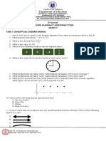 Division Numeracy Assessment Tool Grade 7 (40/40 chars