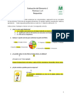 Evaluación Elemento 1 - Calidad Humana - Respuestas