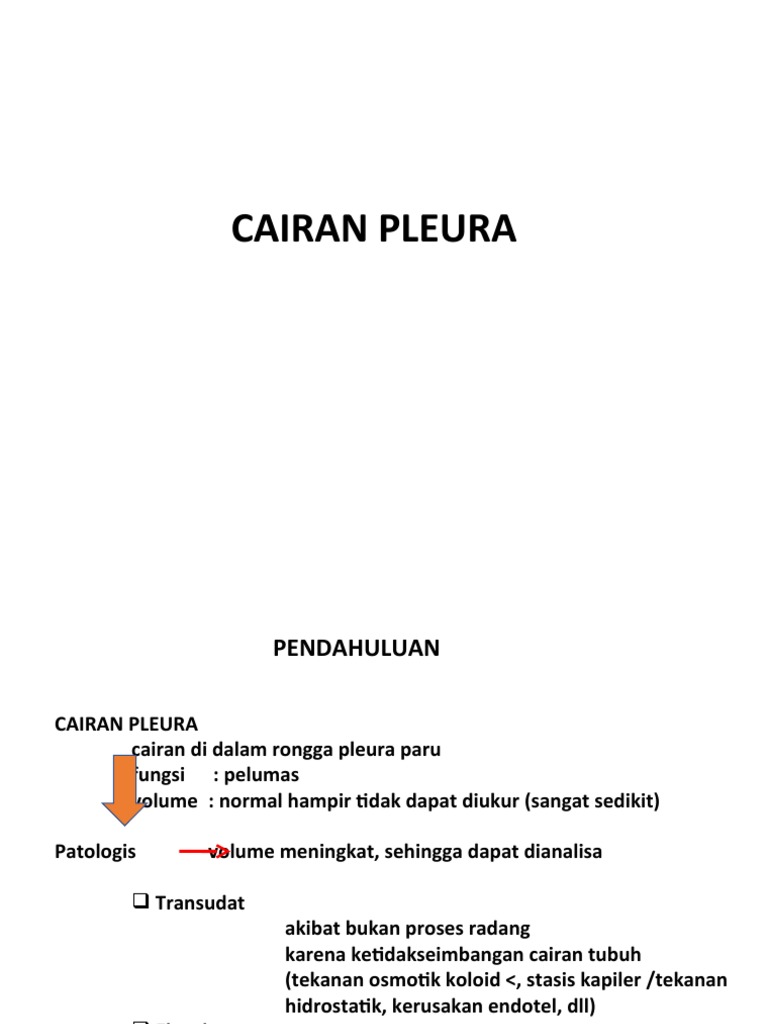 Cairan Pleura Pdf