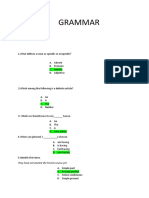 Grammer Assessment