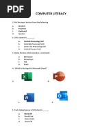 Computer Literacy MCQ