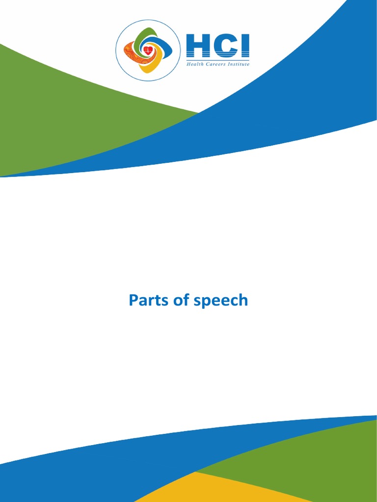Parts of Speech | PDF | Part Of Speech | Noun