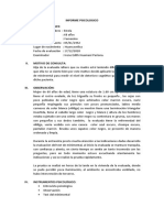 INFORME PSICOLOGICO Minimental