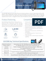 gxv3380 Technical Specifications