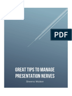 SixSteps To Conquering Presentation Nerves