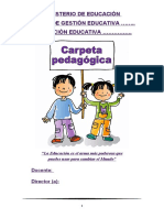 1° Grado - Carpeta Pedagógica