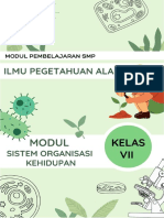 Modul Ajar IPA - Modul Sistem Organisasi Kehidupan - Fase D (1)