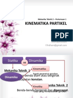 Mekanika Teknik 2 Dinamika - Kinematika Lurus