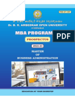 MBA Prospectus - 2022