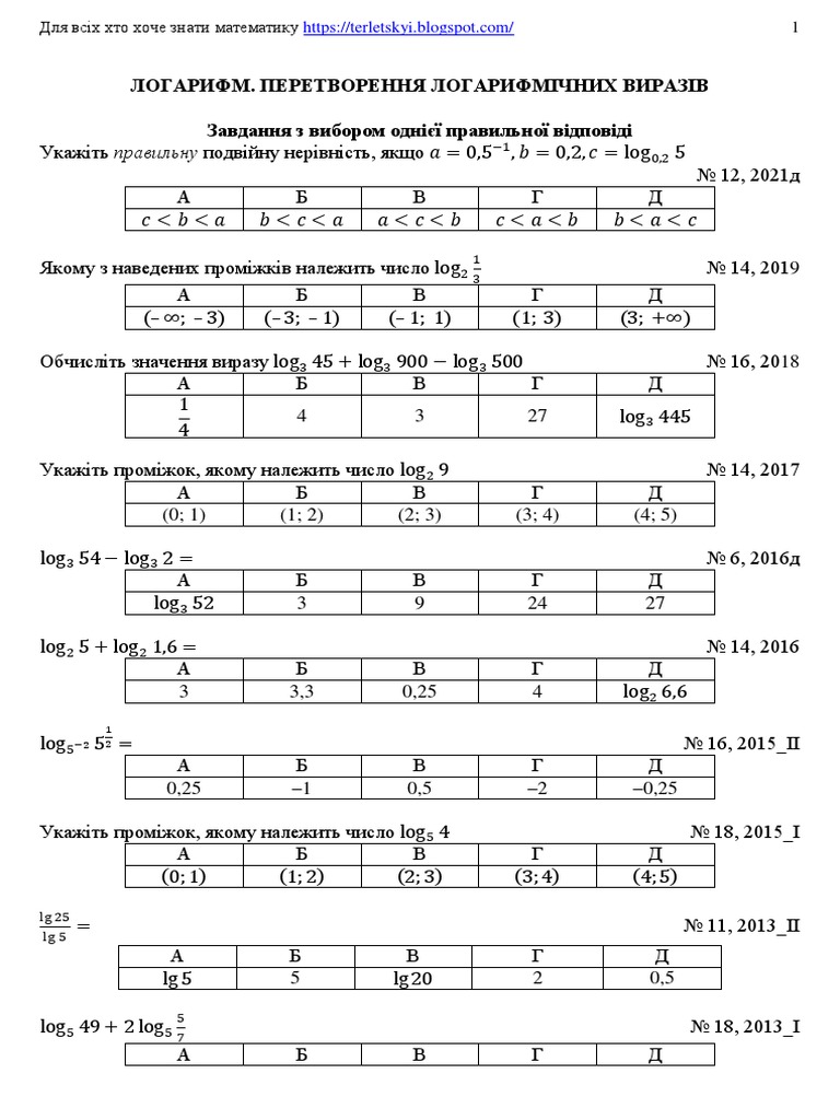 7 логарифм | PDF