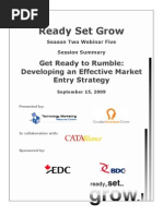 Developing a Market Entry Strategy