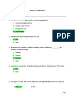 Assessment - Therapy Considerations