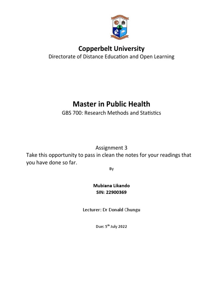 Research Methods in Public Health | PDF | Cohort Study | Epidemiology
