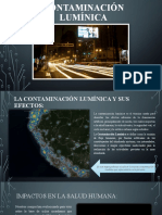 Contaminación lumínica: efectos y regulación