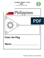 Coloring Sheet-Flag