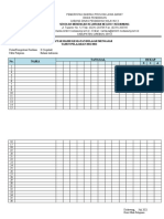 Daftar Kehadiran