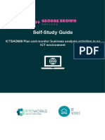 ICTSAD609 Self-Study Guide v1 2022