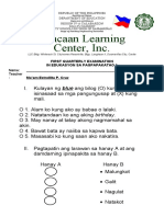 Exam First Quarter - Esp