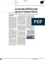 Il sisetma museale dell'Università sarà proposto agli ospiti del FAI - Il Corriere Adriatico del 13 ottobre 2022