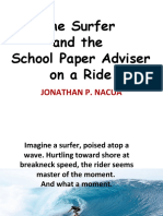 The Surfer and The School Paper Adviser
