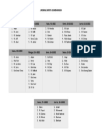 Jadwal Minta Sumbangan