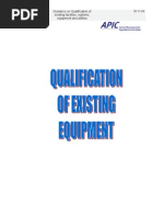 Qualification Existing Equipment Final