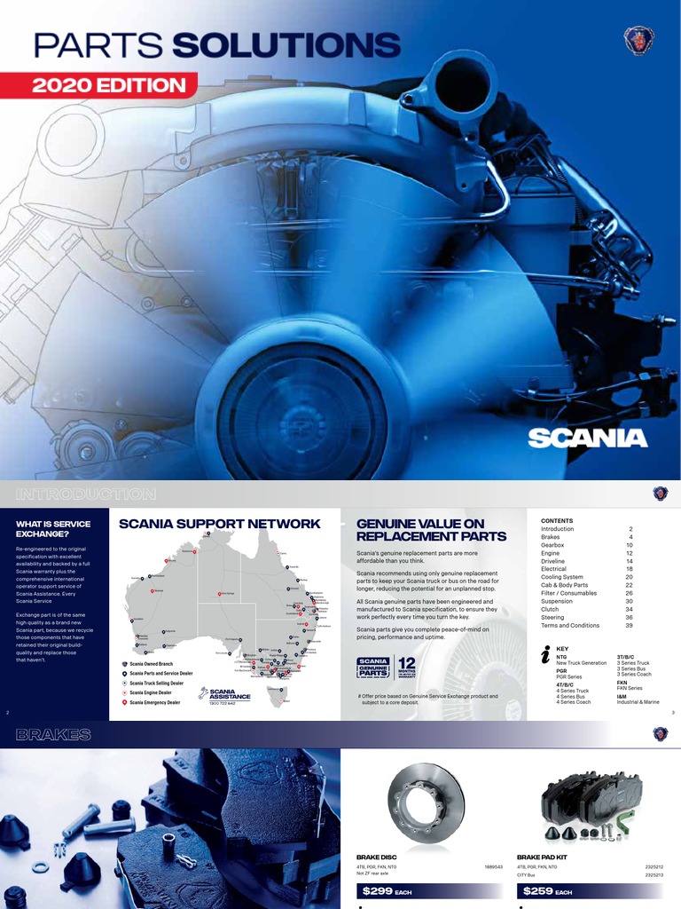 Scania Genuine Parts Catalogue 2020 | PDF | Brake | Axle