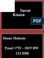 Surat Kuasa PTUN