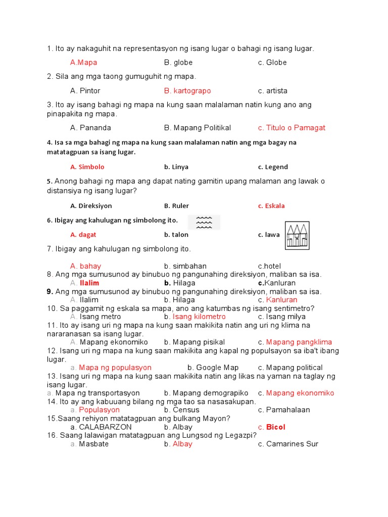 Map Reading | PDF