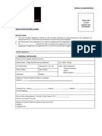 Employment Application Form English