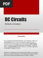 DC CIRCUITS - Methods of Analysis