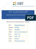 GST Suvidha Kendra Service - 4TH - AUG - 2022
