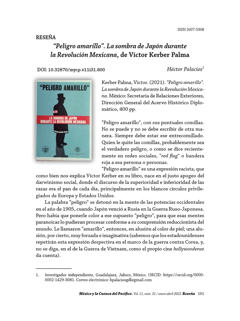 Peligro Amarillo PDF México Japón
