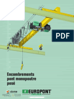 Verlinde Dimensions Pont Roulant Monopoutre
