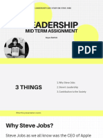 Leadership Mid Term Assignment